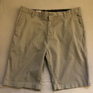Volcom Grey Casual Shorts size 34